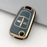 Gold TPU Car Key Cover For Opel Key Protect Case
