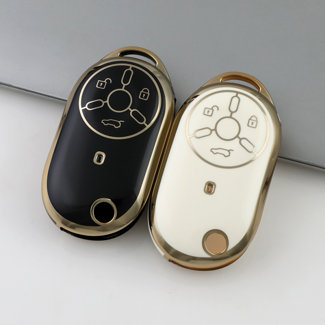 Gold TPU Car Key Cover For  BESTUNE  Key Protect Case