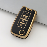 Gold TPU Car Key Cover For Venucir Key Protect Case