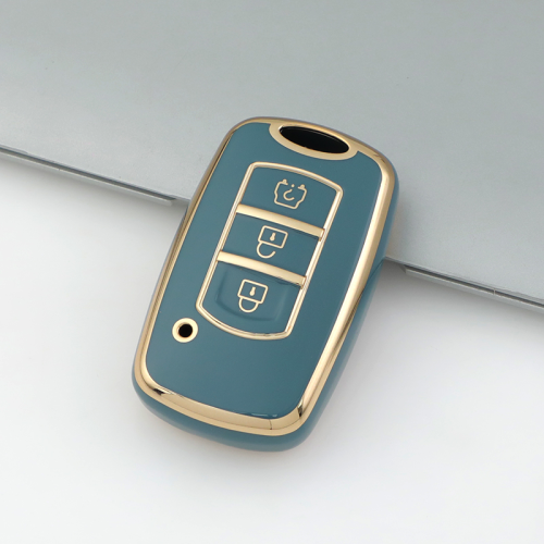 Gold TPU Car Key Cover For Dongfeng Key Protect Case