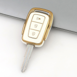Gold TPU Car Key Cover For  Proton  Key Protect Case
