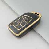 Gold TPU Car Key Cover For Dongfeng Key Protect Case