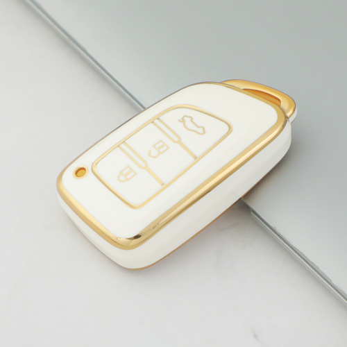 Gold TPU Car Key Cover For Dongfeng Key Protect Case