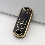 Gold TPU Car Key Cover For  Mazda  Key Protect Case