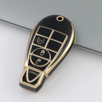 Gold TPU Car Key Cover For  Dodge  Key Protect Case