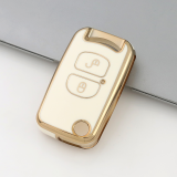 Gold TPU Car Key Cover For FAW  Key Protect Case