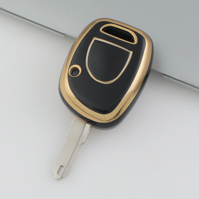 Gold TPU Car Key Cover For Renault Key Protect Case