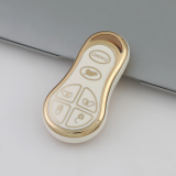 Gold TPU Car Key Cover For  Chrysler  Key Protect Case