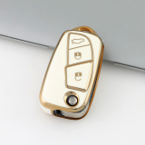Gold TPU Car Key Cover For  Fiat  Key Protect Case