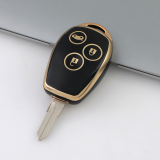 Gold TPU Car Key Cover For Renault Key Protect Case