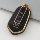 Gold TPU Car Key Cover For  LIVAN  Key Protect Case