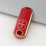 Gold TPU Car Key Cover For  Mazda  Key Protect Case