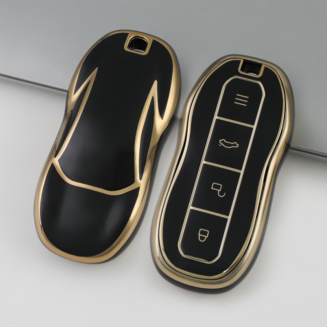 Gold TPU Car Key Cover For  Xiaomi  Key Protect Case