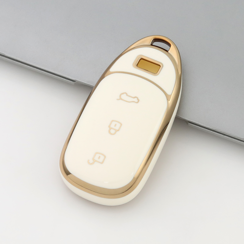 Gold TPU Car Key Cover For Li Auto Key Protect Case