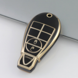 Gold TPU Car Key Cover For  Dodge  Key Protect Case