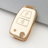 Gold TPU Car Key Cover For Dongfeng Key Protect Case