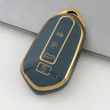 Gold TPU Car Key Cover For  LIVAN  Key Protect Case