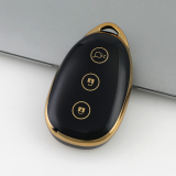 Gold TPU Car Key Cover For  Qiyuan  Key Protect Case