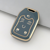 Gold TPU Car Key Cover For  GMC  Key Protect Case