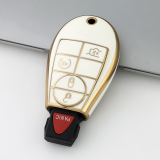 Gold TPU Car Key Cover For  Dodge  Key Protect Case