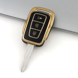 Gold TPU Car Key Cover For  Proton  Key Protect Case
