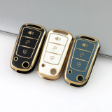 Gold TPU Car Key Cover For  Proton  Key Protect Case