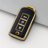 Gold TPU Car Key Cover For  Mitsubishi   Key Protect Case