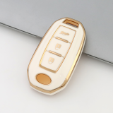 Gold TPU Car Key Cover For  INFINITI  Key Protect Case