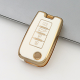 Gold TPU Car Key Cover For Venucir Key Protect Case