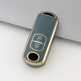 Gold TPU Car Key Cover For  Mazda  Key Protect Case