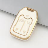 Gold TPU Car Key Cover For  GMC  Key Protect Case