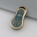 Gold TPU Car Key Cover For  Chrysler  Key Protect Case