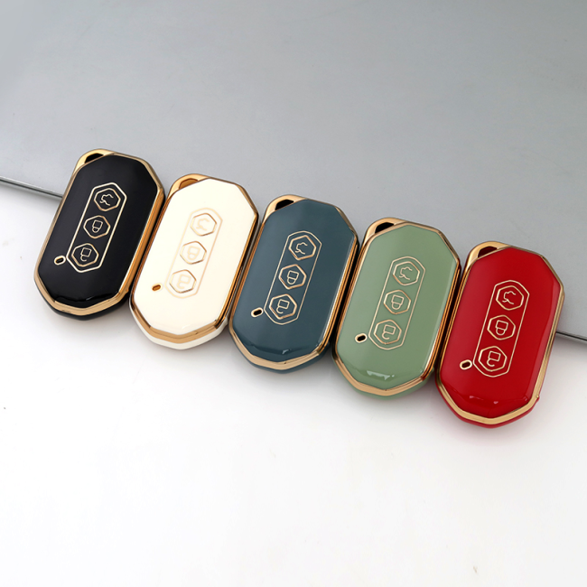 Gold TPU Car Key Cover For  Wuling  Key Protect Case