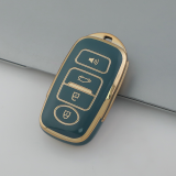 Gold TPU Car Key Cover For  Perodua  Key Protect Case