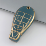 Gold TPU Car Key Cover For  Dodge  Key Protect Case