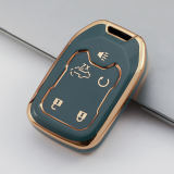 Gold TPU Car Key Cover For  GMC  Key Protect Case