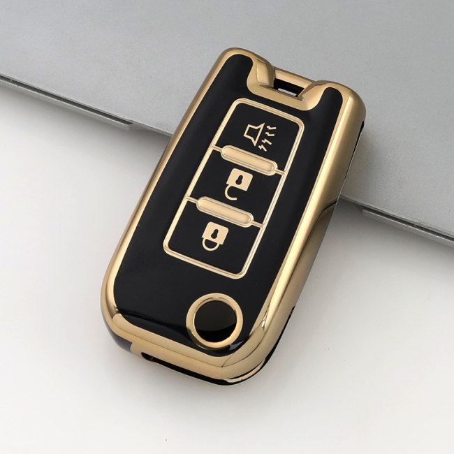 Gold TPU Car Key Cover For Venucir Key Protect Case