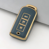 Gold TPU Car Key Cover For  Mitsubishi   Key Protect Case
