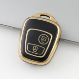 Gold TPU Car Key Cover For  Peugeot  Key Protect Case