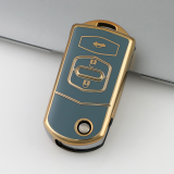 Gold TPU Car Key Cover For  Mazda  Key Protect Case