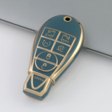 Gold TPU Car Key Cover For  Dodge  Key Protect Case