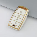 Gold TPU Car Key Cover For  Genesis  Key Protect Case
