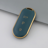 Gold TPU Car Key Cover For  AITO  Key Protect Case