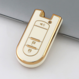 Gold TPU Car Key Cover For  Perodua  Key Protect Case