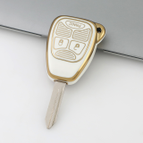 Gold TPU Car Key Cover For  Chrysler  Key Protect Case