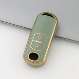 Gold TPU Car Key Cover For  Mazda  Key Protect Case