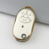 Gold TPU Car Key Cover For  BESTUNE  Key Protect Case
