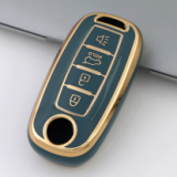 Gold TPU Car Key Cover For Venucir Key Protect Case