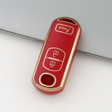 Gold TPU Car Key Cover For  Mazda  Key Protect Case