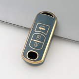 Gold TPU Car Key Cover For  Mazda  Key Protect Case